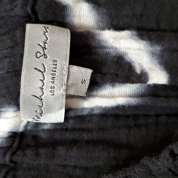 Michael Stars 3/4 Sleeve Tie Dye Swing Print Midi Dress, Size Small - Picture 4 of 10